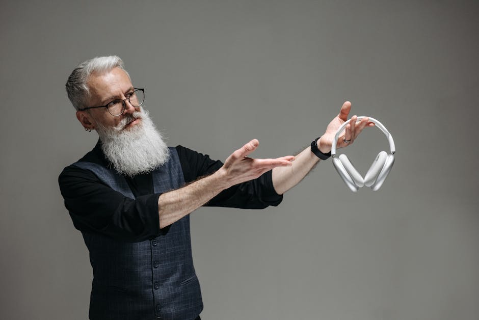 Expert demonstrating professional service techniques